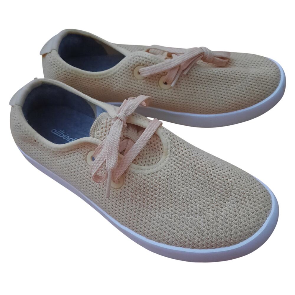 Allbirds Mens Tree Skippers Sandlight Color Lace Lightweight Shoes Size 8